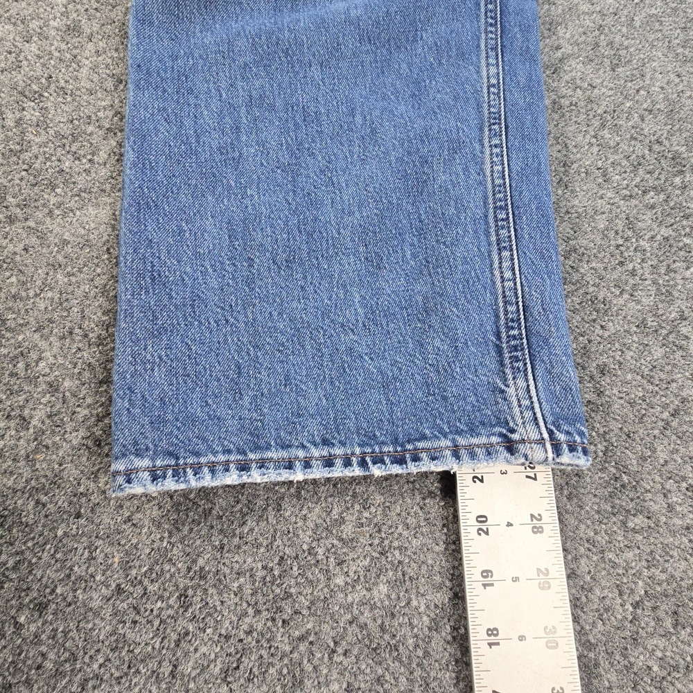 Madewell The Darted Barrel Leg Jeans Womens 36 Blue Denim Button Fly 100% Cotton - Picture 8 of 11